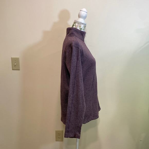 Robert Graham Purple   3/4 Zip Pullover Sweater Small - Picture 7 of 10